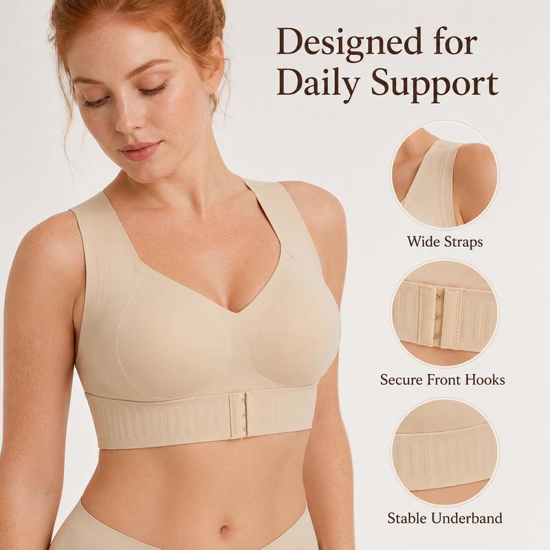 PostureLift Bra – Seamless Comfort & Back Support