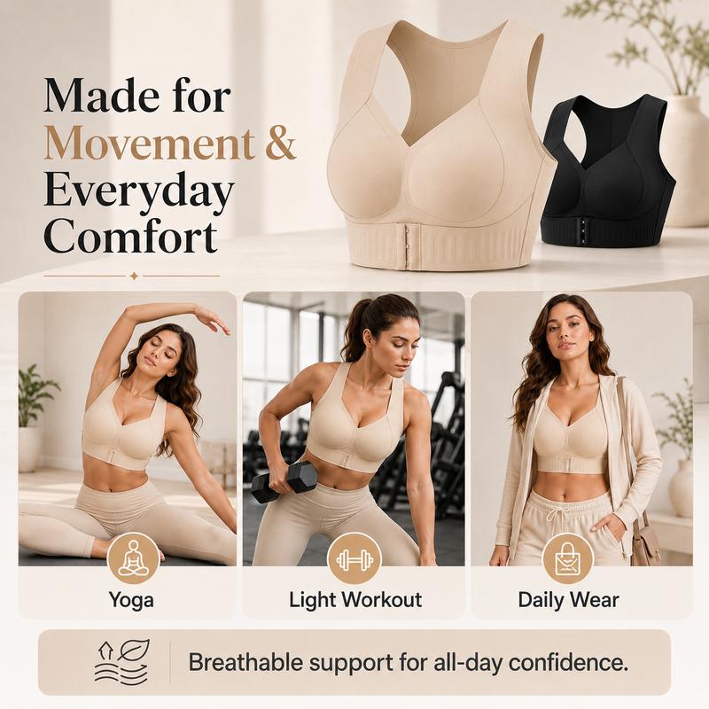 PostureLift Bra – Seamless Comfort & Back Support